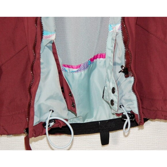 Vintage Burton Storm Jacket SMU Sz L Burgundy Snowboard Jacket - Picture 16 of 16